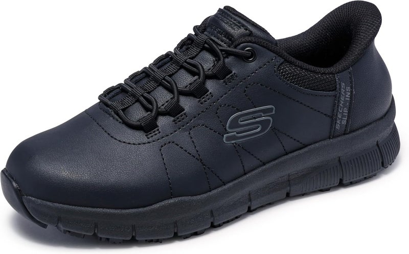 SKECHERS Women's Work Hands Free Slip Ins Nampa-Cottonbud Bungee Athletic Sr Shoes - Image 1